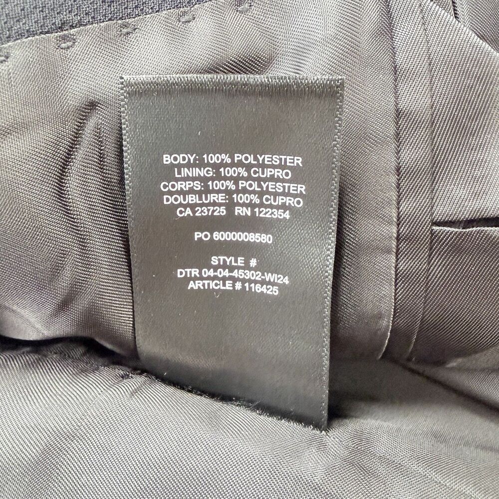 Aritzia Wilfred Generation Blazer Crepette Black Size 2 Minimalist Quiet Luxury - Picture 10 of 13